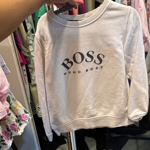 Hugo Boss Cream Logo Sweatshirt
